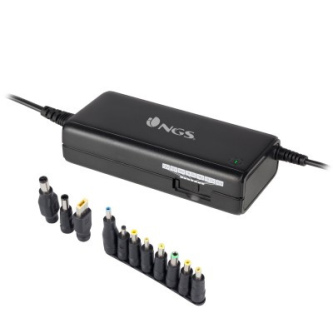 TRANSFORMADOR UNIVERSAL NGS P/ PORTÁTIL 90W 11 CONECTORES