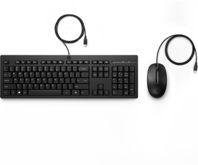 TECLADO+MOUSE HP USB 225 PRETO