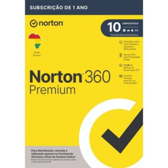 SW ANTIVIRUS NORTON PREMIUM 1 USER 10 DEVICE - ESD