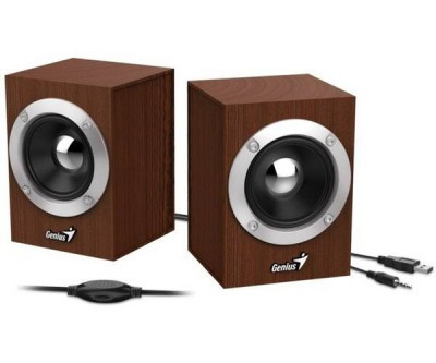 COLUNAS GENIUS SP-HF280 6W USB MADEIRA