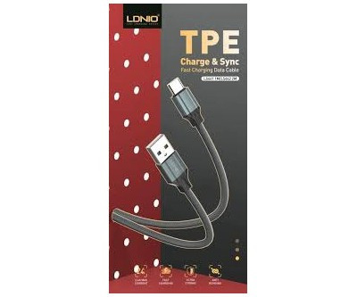 CABO LDNIO USB PARA MICRO-USB 1M CINZENTO