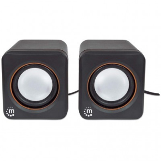COLUNAS MANHATTAN 2.0 6W RMS PRETA